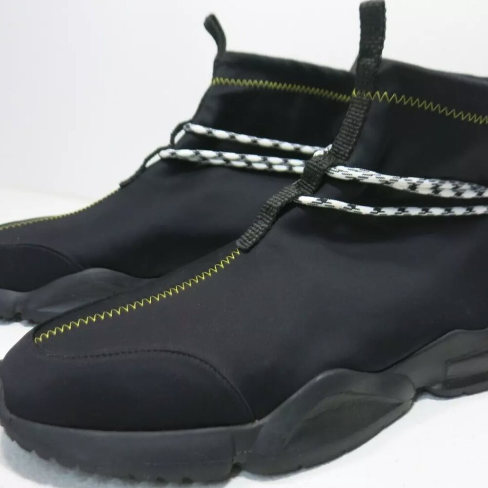 John Geiger 002 Black Lime Fabric Sports High Top Men's Footwear Shoes Sz 14